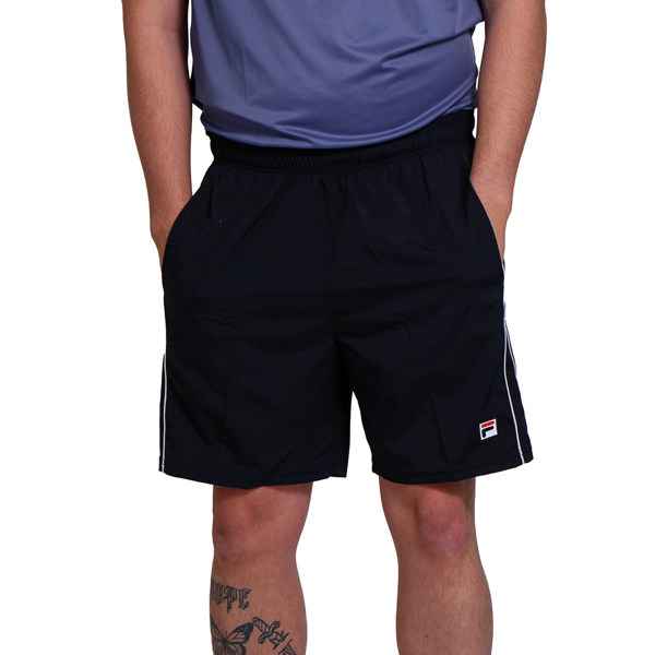 Imagen de Fila bermuda tennis line ii negro/blanco Hombre