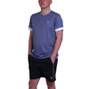 Imagen de Fila remera player f-box ii azul granito /blanco Hombre