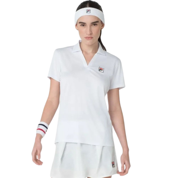 Imagen de FILA F-box tennis basic Polo tenis para mujer - Blanco/Marino
